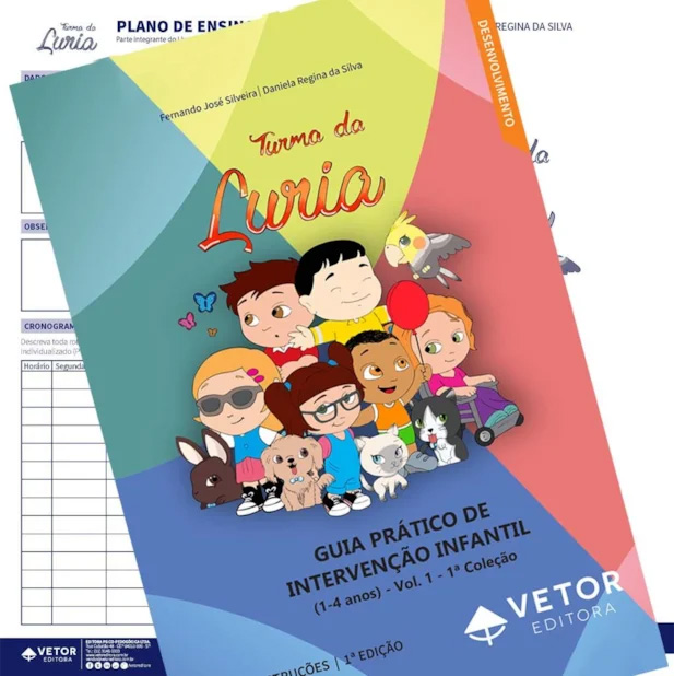 LURIA - COLEÇÃO C/ 2 BLOCOS CADA DE AVA. II E III + 2 CONJ. DE ALMOFADINHAS