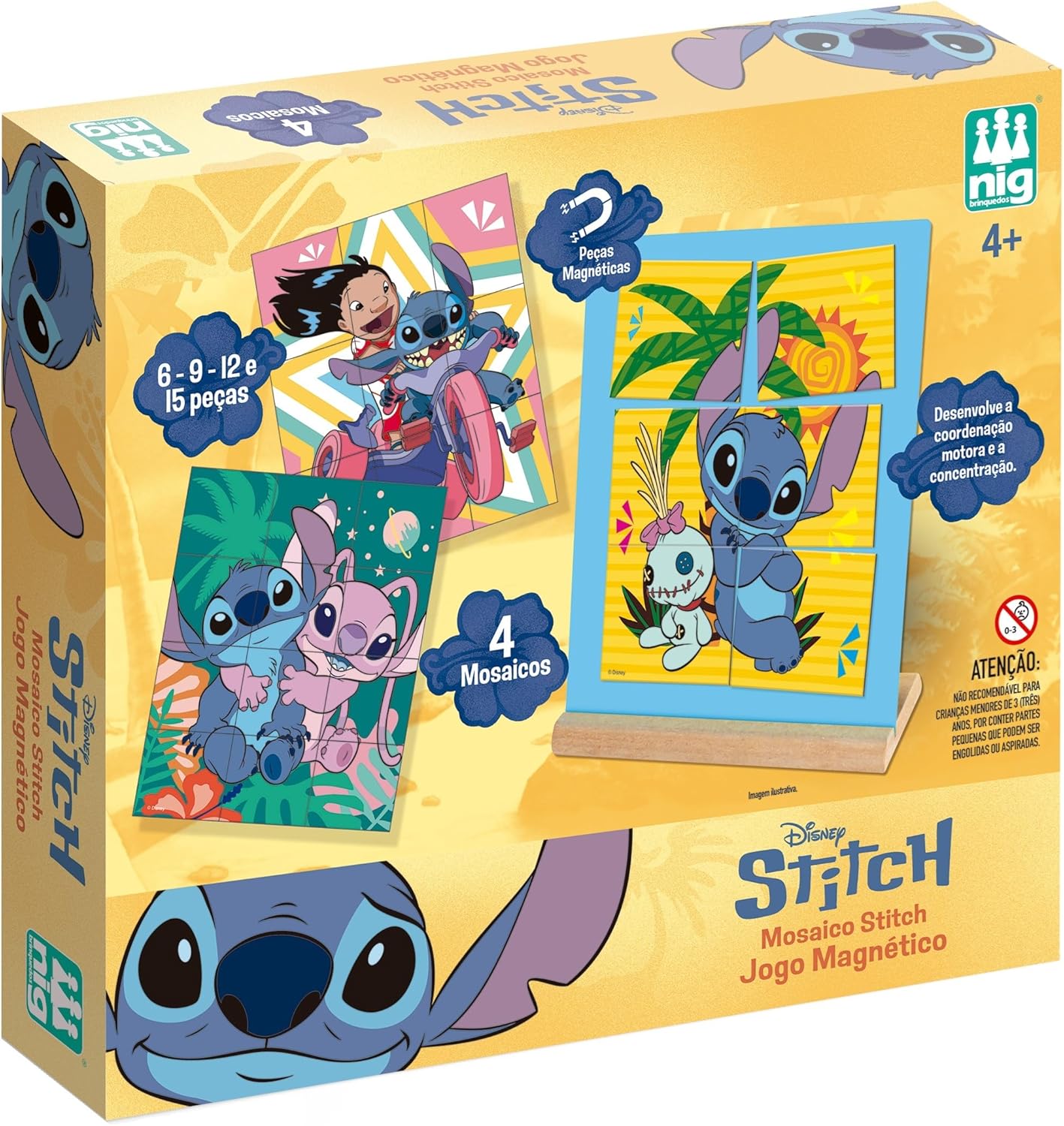 Mosaico Magnético - Stitch (Ng)