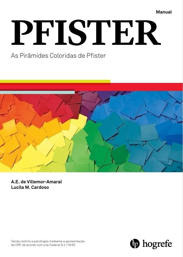 Pfister Adulto - Bloco De Respostas