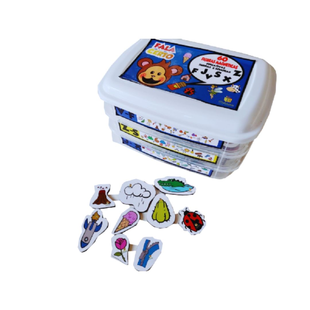 Fichas Magnéticas - Fonemas Fricativos (Fr)