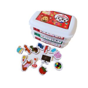 Fichas Magnéticas Fonemas Plosivos - Vermelho (Fr)