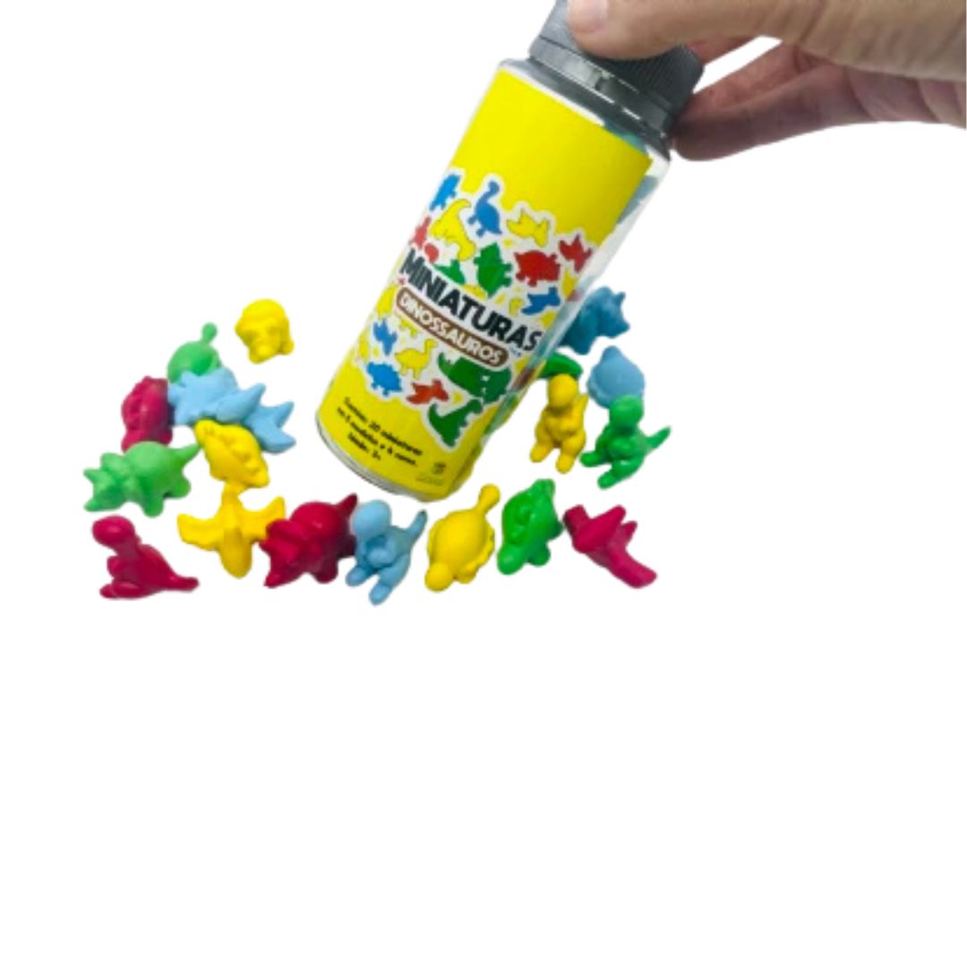 Miniaturas Dinossauro - Pote Amarelo (Fr)