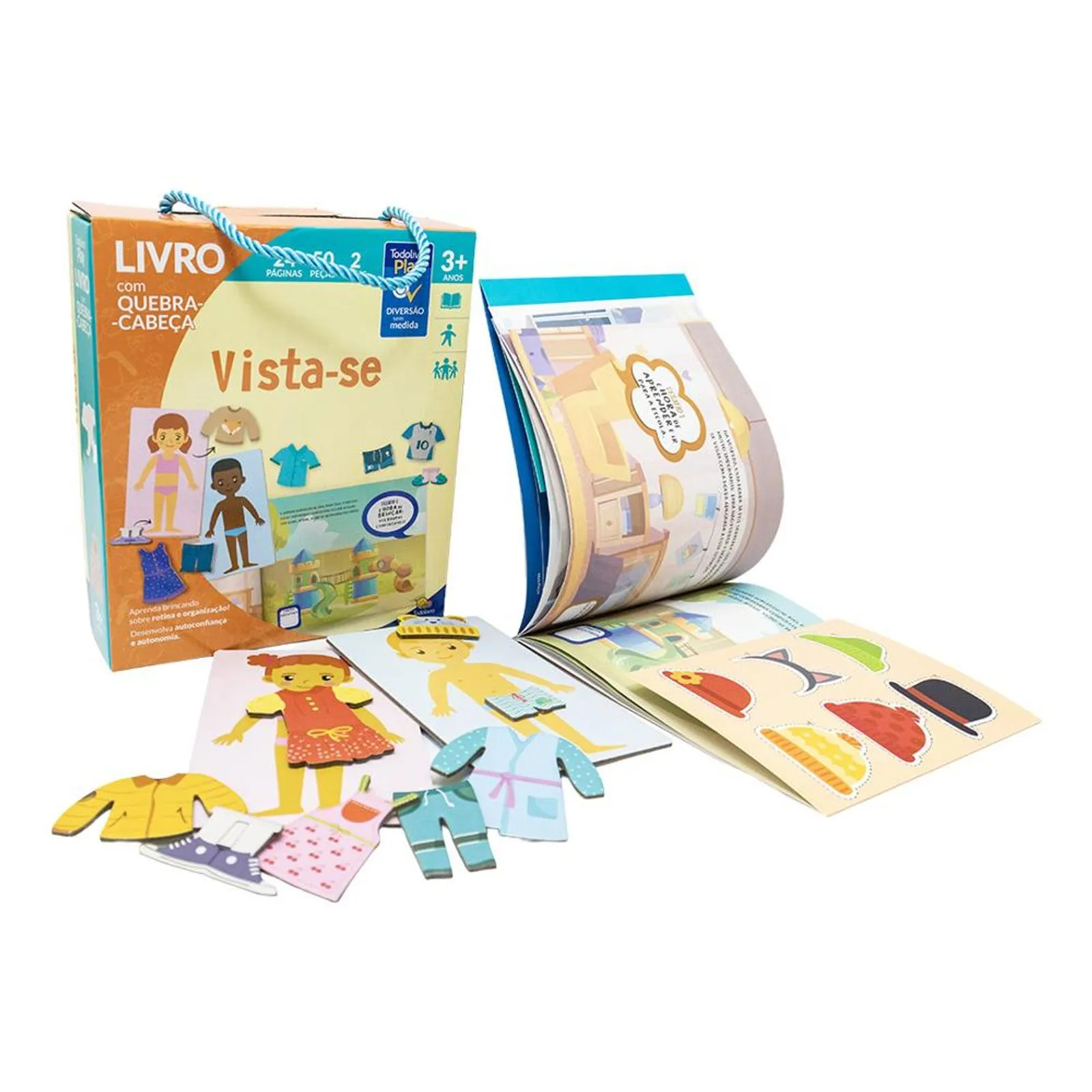 Livro C/ Quebra-Cabeça - Vista-Se