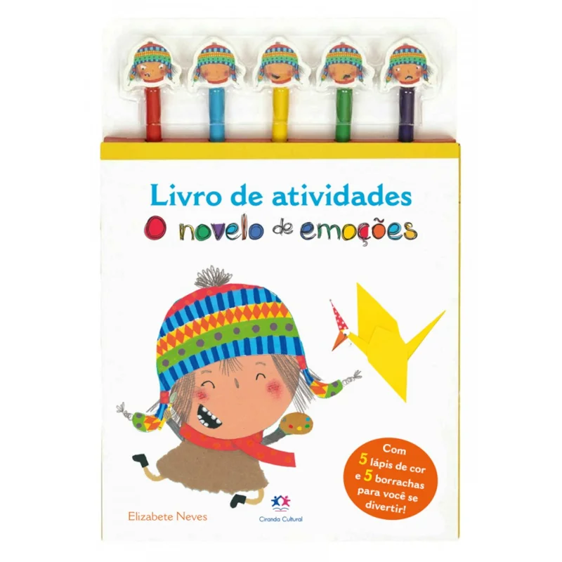 Kit De Atividades + Lápis De Cor - Novelo De Emoções