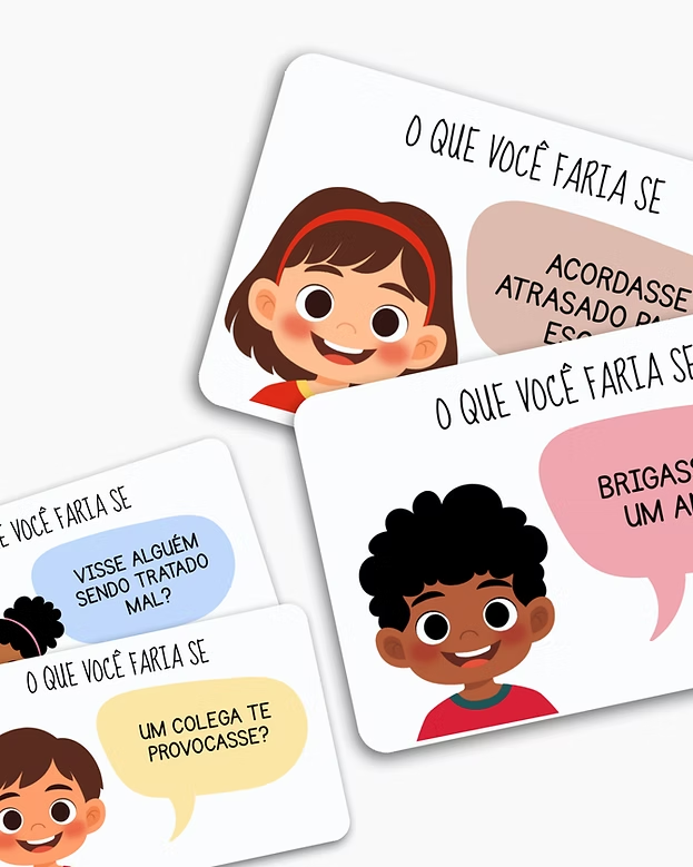 Cartas Educativas O Que Você Faria? - Dibrincar - Imagem 2