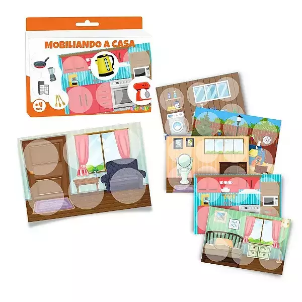 Jogo Educativo Mobiliando A Casa - Dibrincar